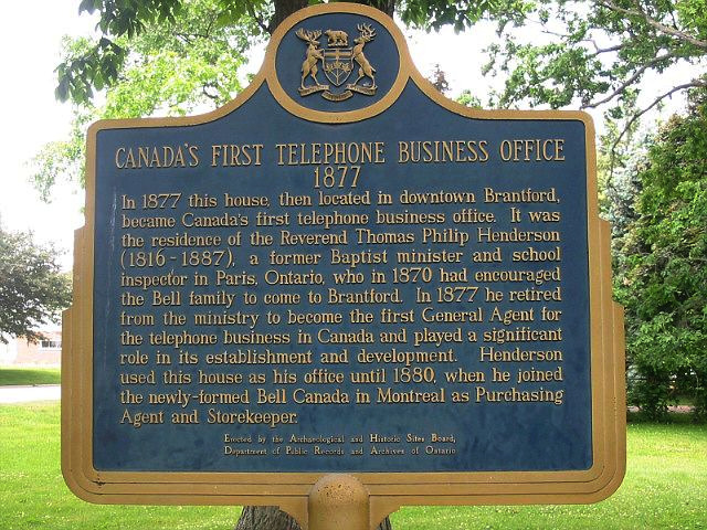 Canada's First Telephone Business Office
