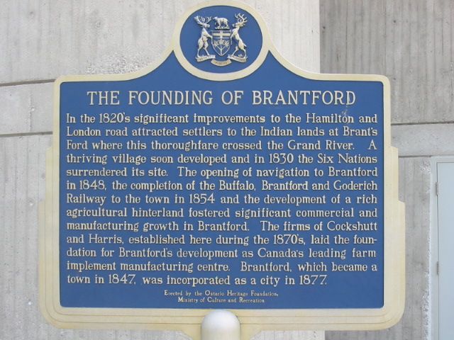 Founding of Brantford