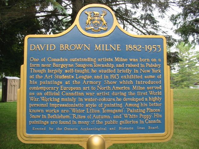 David Brown Milne 1882-1953