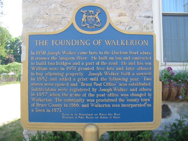 The Founding of Walkerton