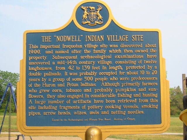 The 'Nodwell' Indian Village Site