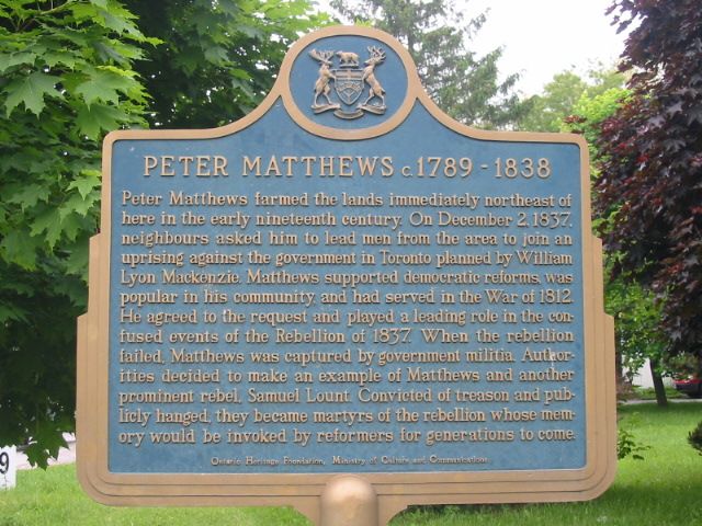 Peter Matthews c.1789-1838