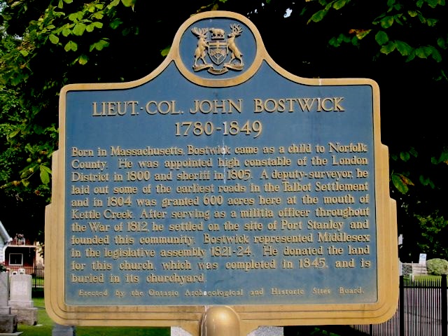 Lieutenant-Colonel John Bostwick 1780-1849