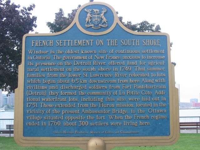 French Settlement on the South Shore