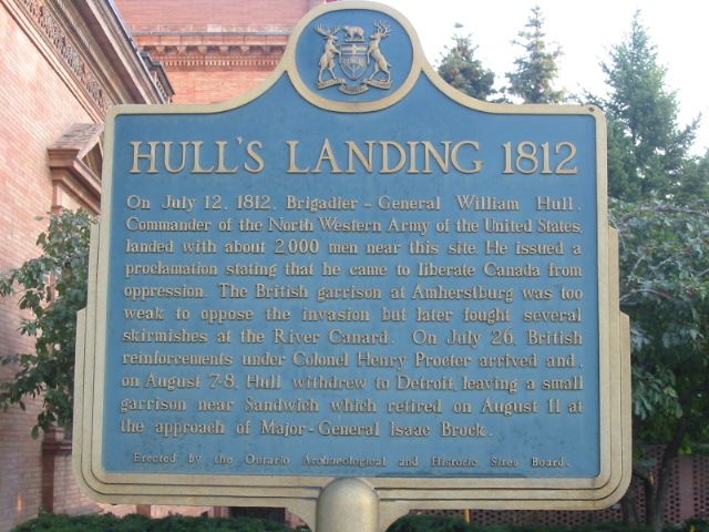 Hull's Landing 1812