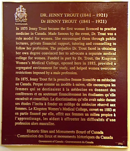 Dr. Jenny Trout (1841-1921)