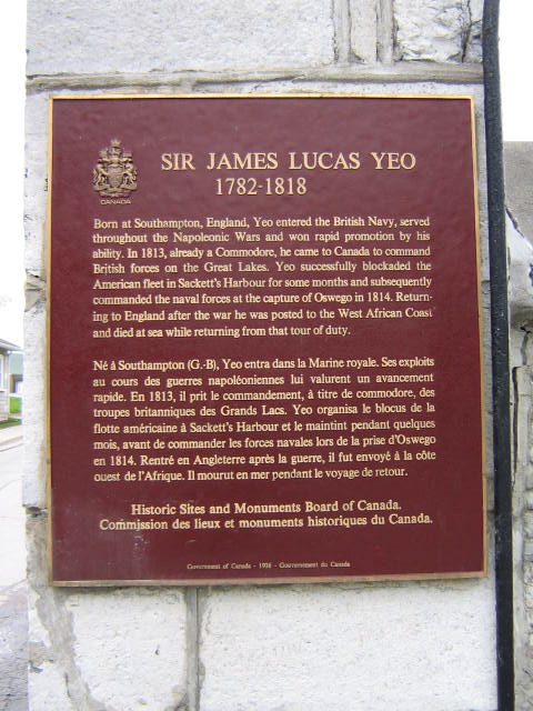 Sir James Lucas Yeo 1782-1818