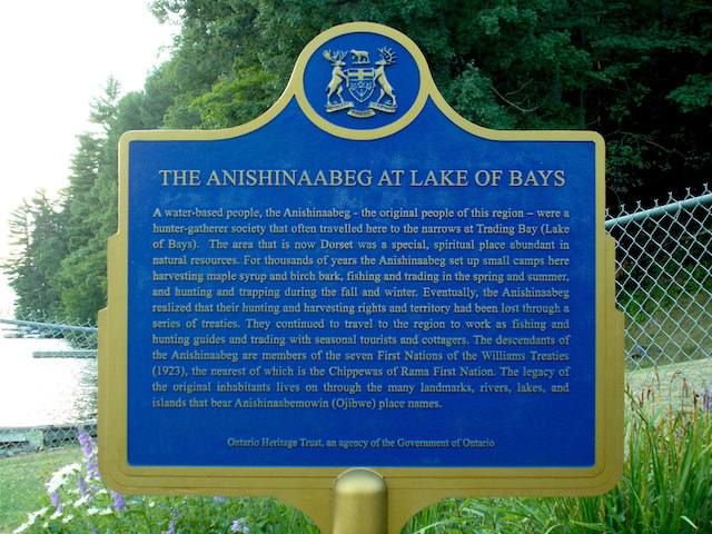Anishinaabeg at Lake of Bays