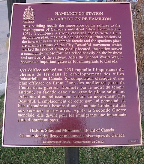Hamilton CN Station