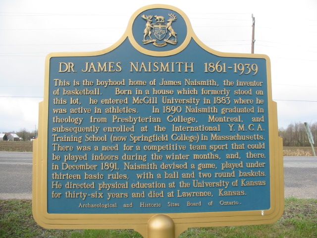 Dr. James Naismith 1861-1939
