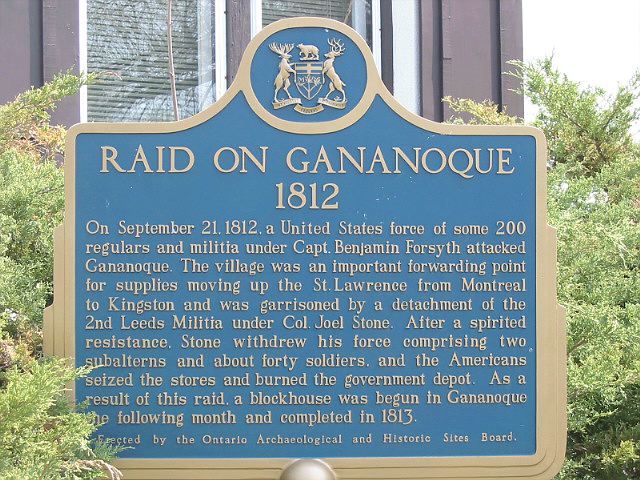 Raid on Gananoque 1812