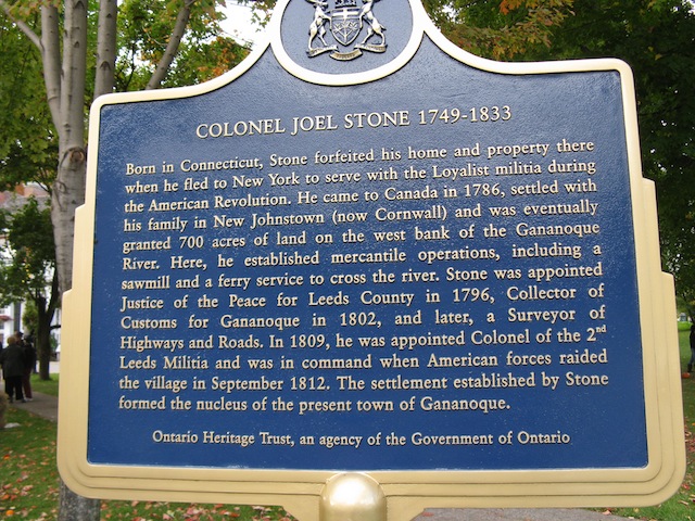 Colonel Joel Stone 1749-1833