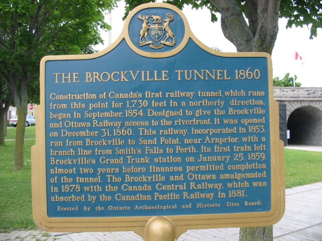 The Brockville Tunnel 1860