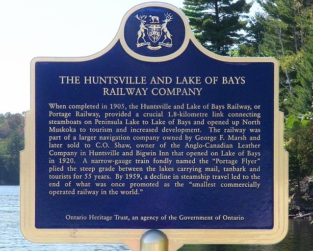 The Huntsville and Lake of Bays Railway Company