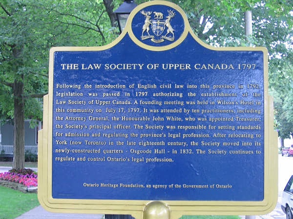 The Law Society of Upper Canada 1797