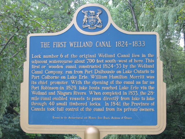 The First Welland Canal 1824-1833