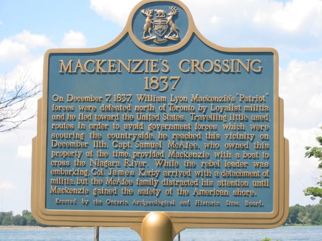 Mackenzie's Crossing 1837