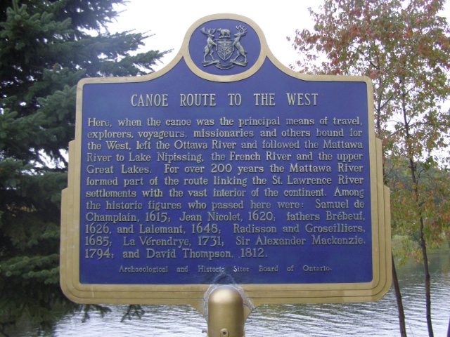 Canoe Route to the West