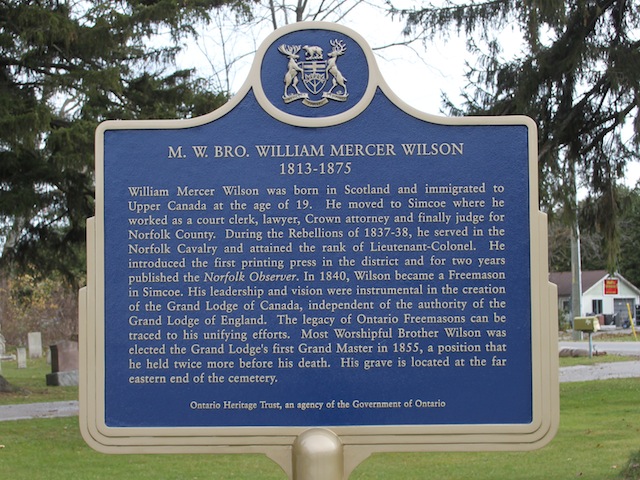 M. W. Bro. William Mercer Wilson