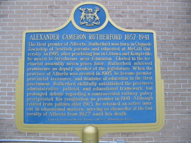 Alexander Cameron Rutherford 1857-1941