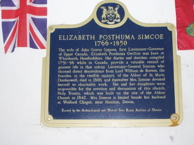 Elizabeth Posthuma Simcoe 1766-1850