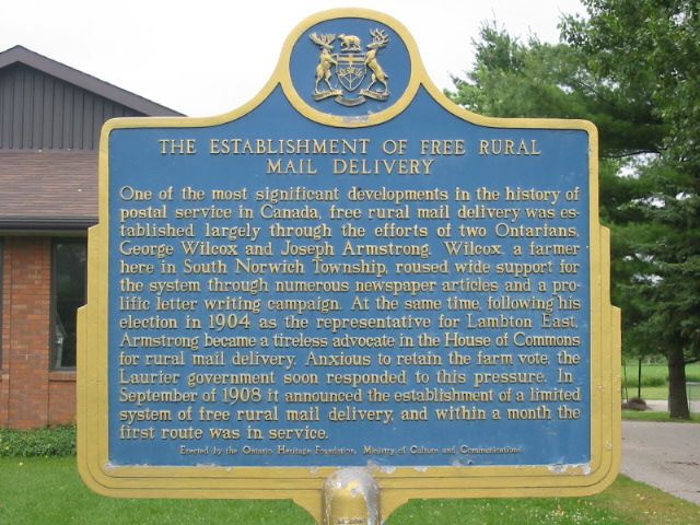 The Establishment of Free Rural Mail Delivery