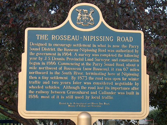 The Rosseau-Nipissing Road