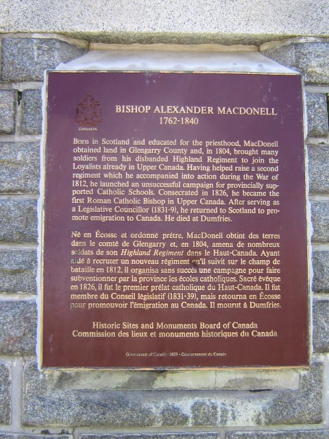 Bishop Alexander Macdonell
