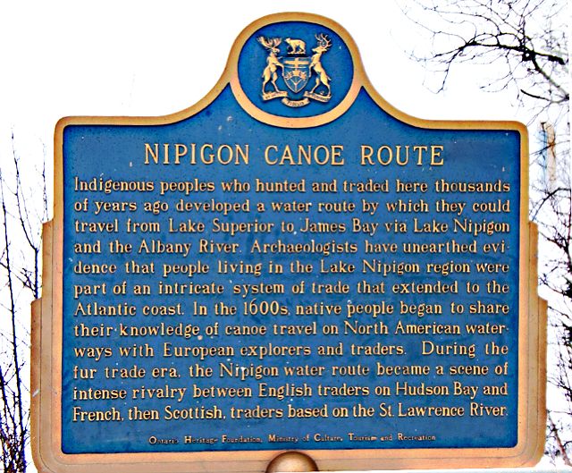 The Nipigon Canoe Route