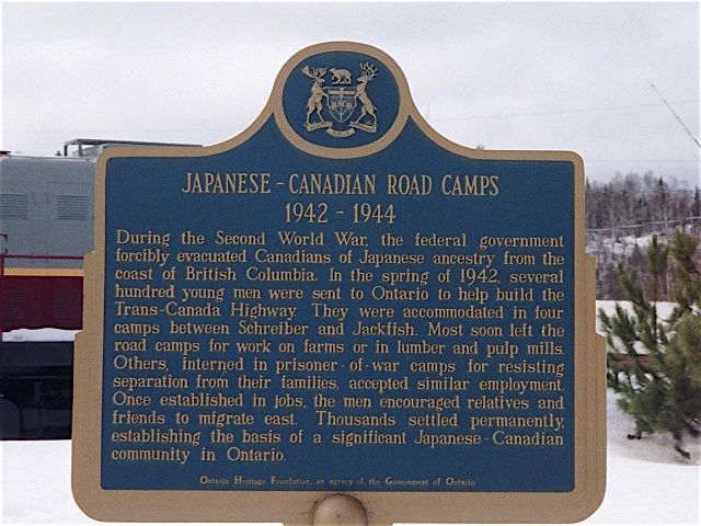 A commemorative plaque outside Thunder Bay. Courtesy the Ontario Plaques website.