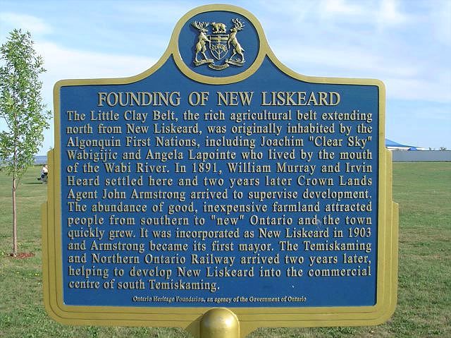 Founding of New Liskeard