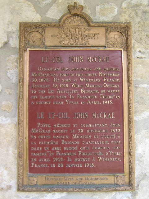 Lieutenant-Colonel John McCrae